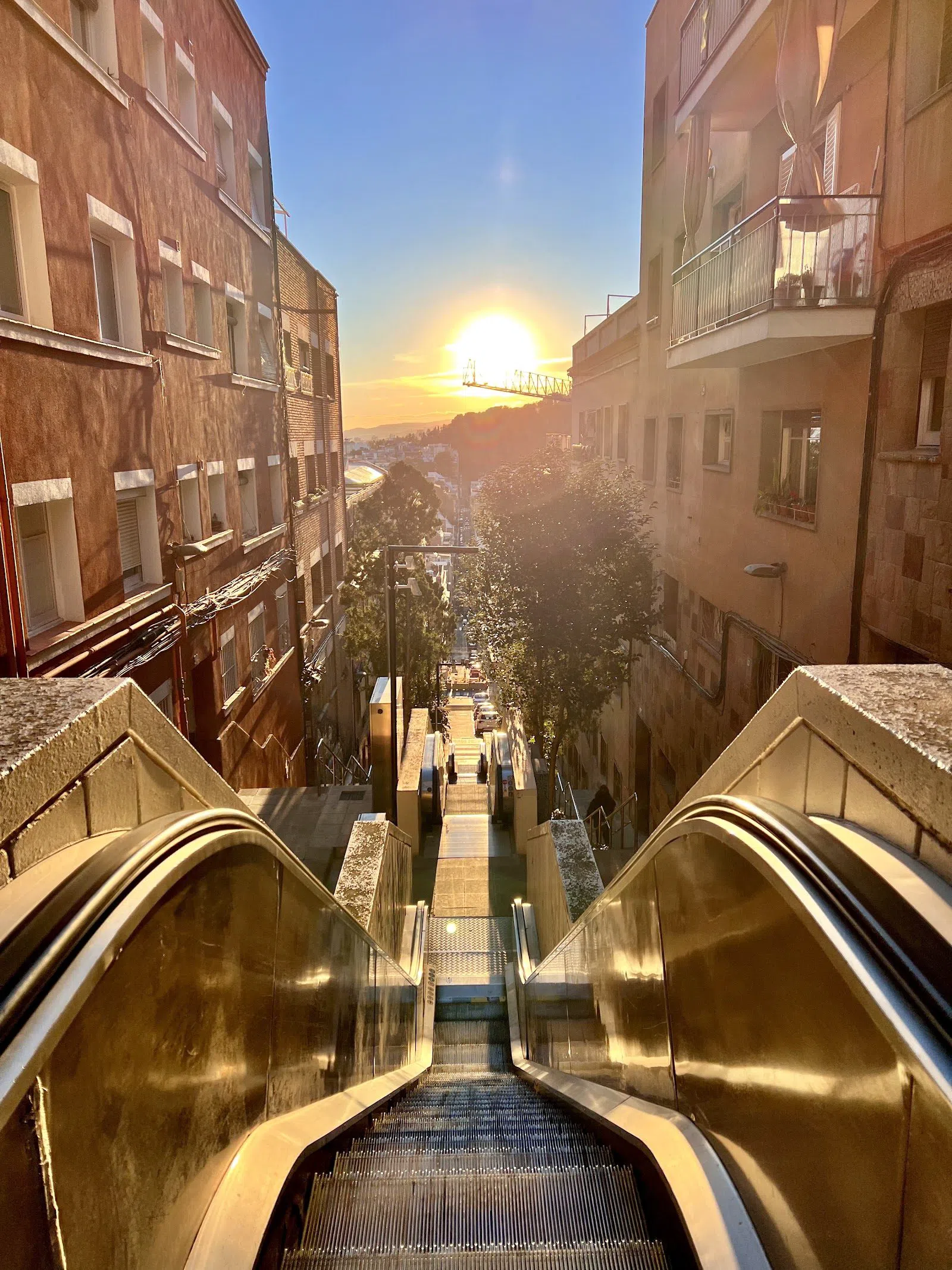 Baixada de la Glòria outdoor escalators, Barcelona